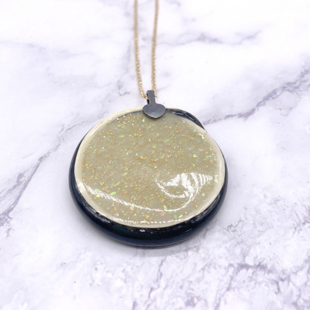 Black Celestial Snake Necklace - Picture 10 of 11